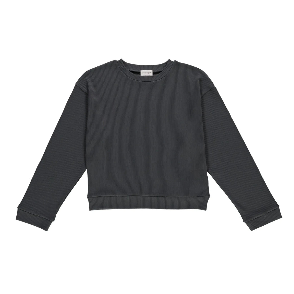 Poudre Organic - Oolong Jersey T-Shirt | Schwarz