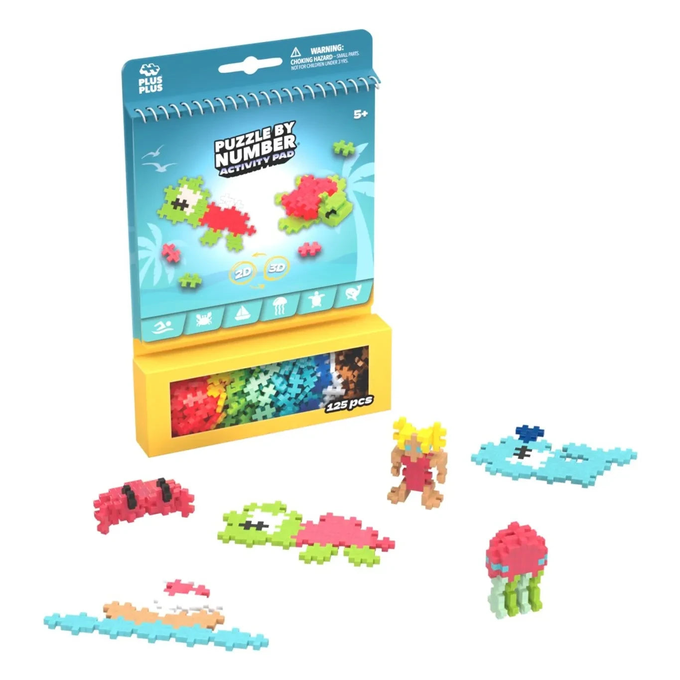 Plus-Plus - Ocean Kreativ-Set - 125 Teile