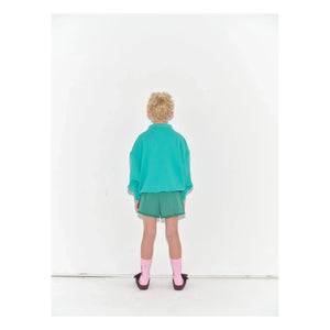 Main Story – Cut Jogger Shorts Bio-Baumwolle | Grün