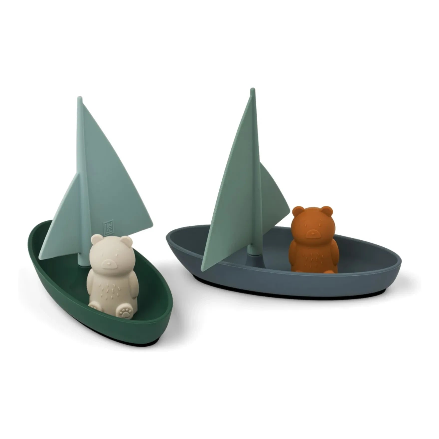 Liewood - Ensley Boot Badespielzeug - 2er Set | Wal Blau Mehrfarbig