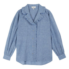 Emile et Ida - Célia Chambray Bluz | Mavi