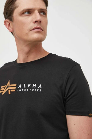 Pamuklu Tişört Alpha Industries Label T 118502 03