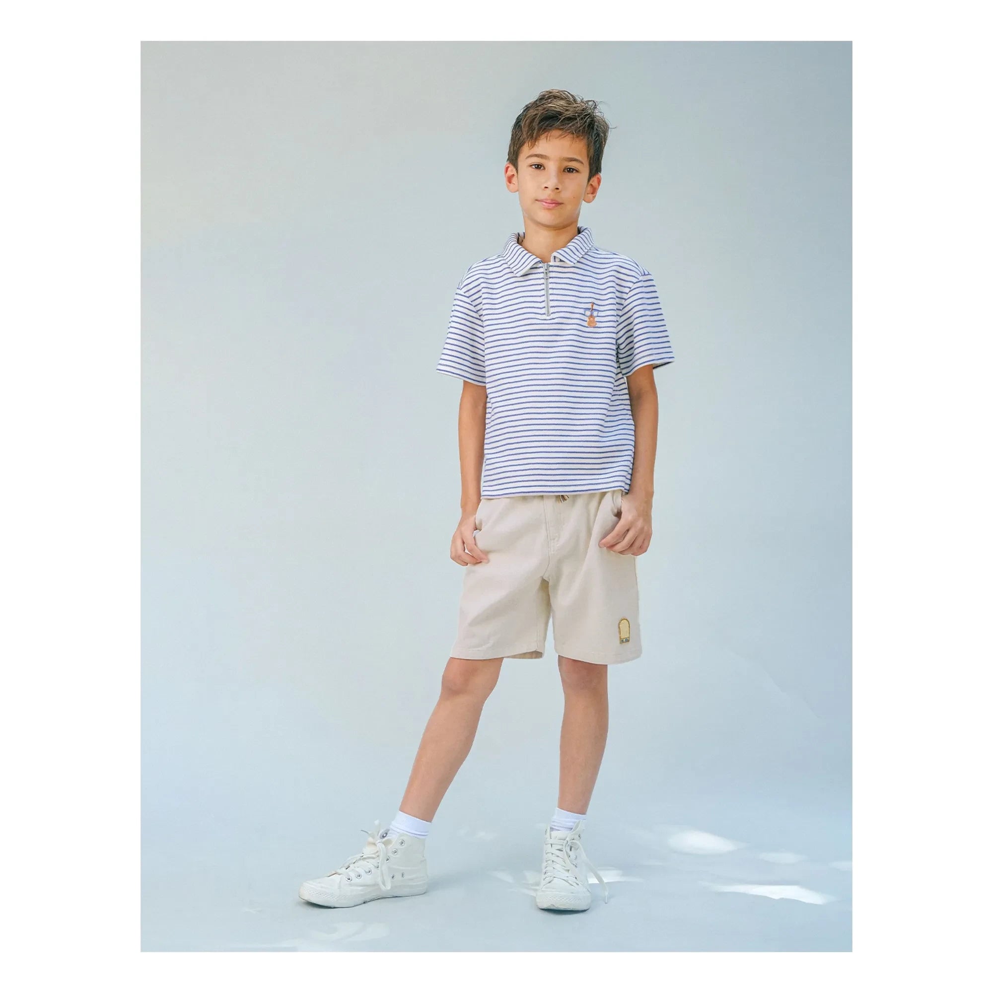 Gingersnaps - Bestickte Cosmo Bermudashorts | Ecru