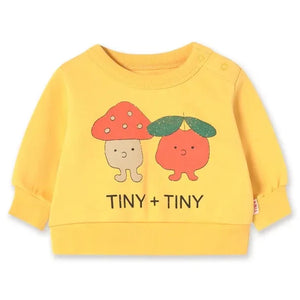 Tinycottons – Tiny & Tiny Bio-Pamuk-Enten-Sweatshirt | Sarı