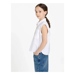 Finger in the Nose - Ella Ärmelloses Shirt | Weiß