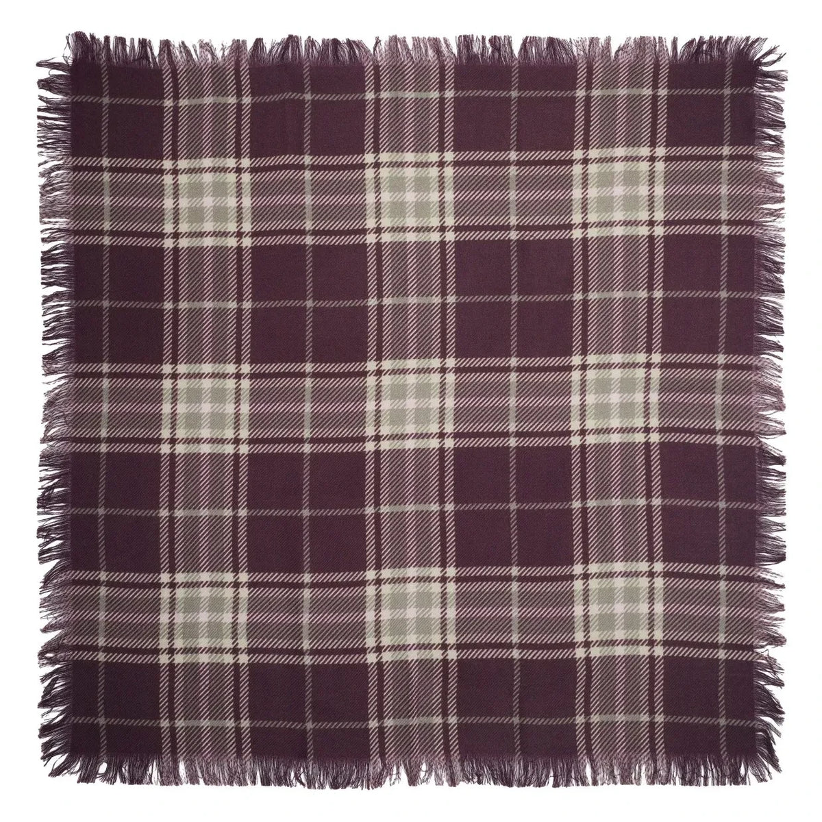 Bompard - Swann Tartan Kaschmir Mini-Schal | Garnet
