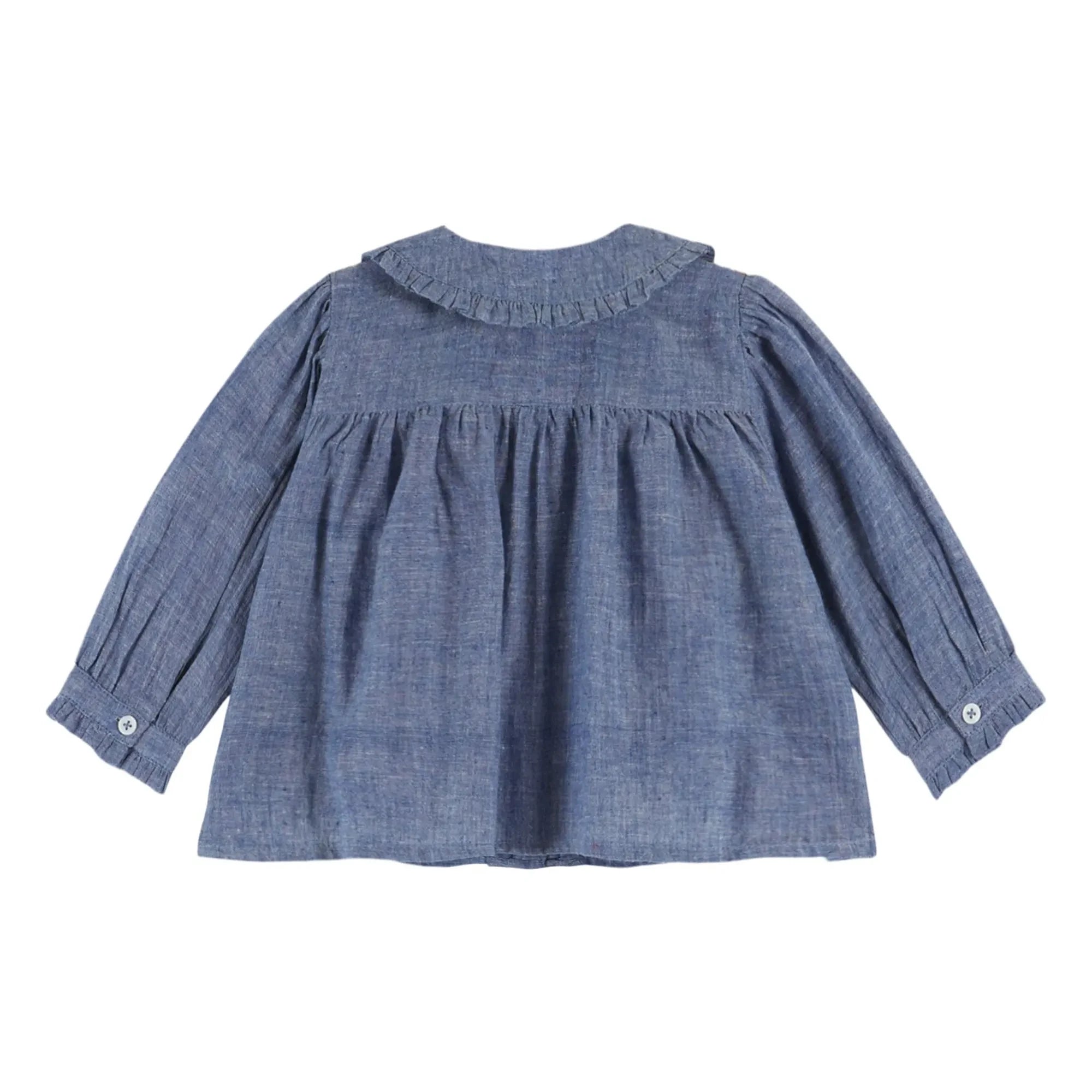 Emile et Ida - Rüschenbluse | Blau