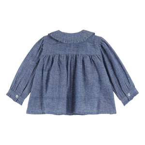 Emile et Ida - Rüschenbluse | Blau