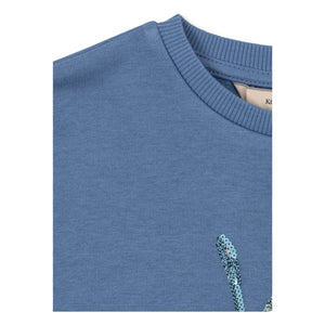 Konges Sløjd - Sweat Loumilla Glaces Bio-Baumwolle | Blau