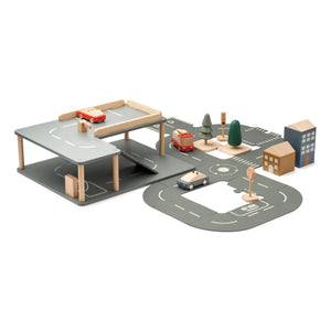 Liewood - Dorf- und Holzgarage | Apple Red Multi Mix