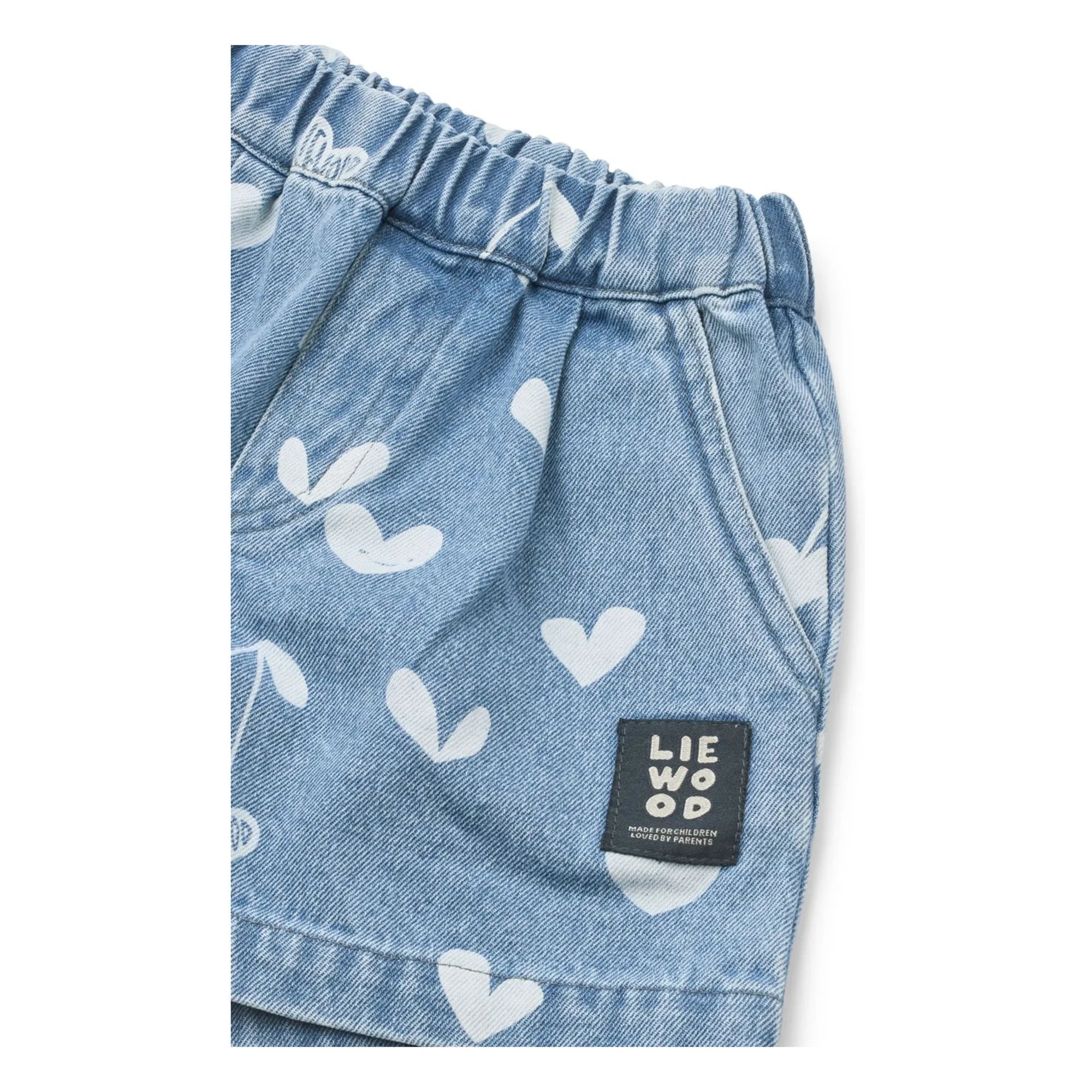 Liewood - Borrisa Jeans-Shorts Herzen | Blau