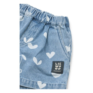 Liewood - Borrisa Jeans-Shorts Herzen | Blau