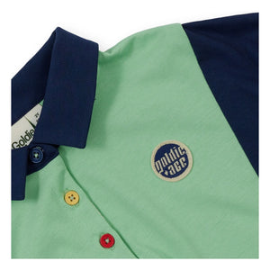 Goldie + Ace – Rugby-Poloshirt | Grün