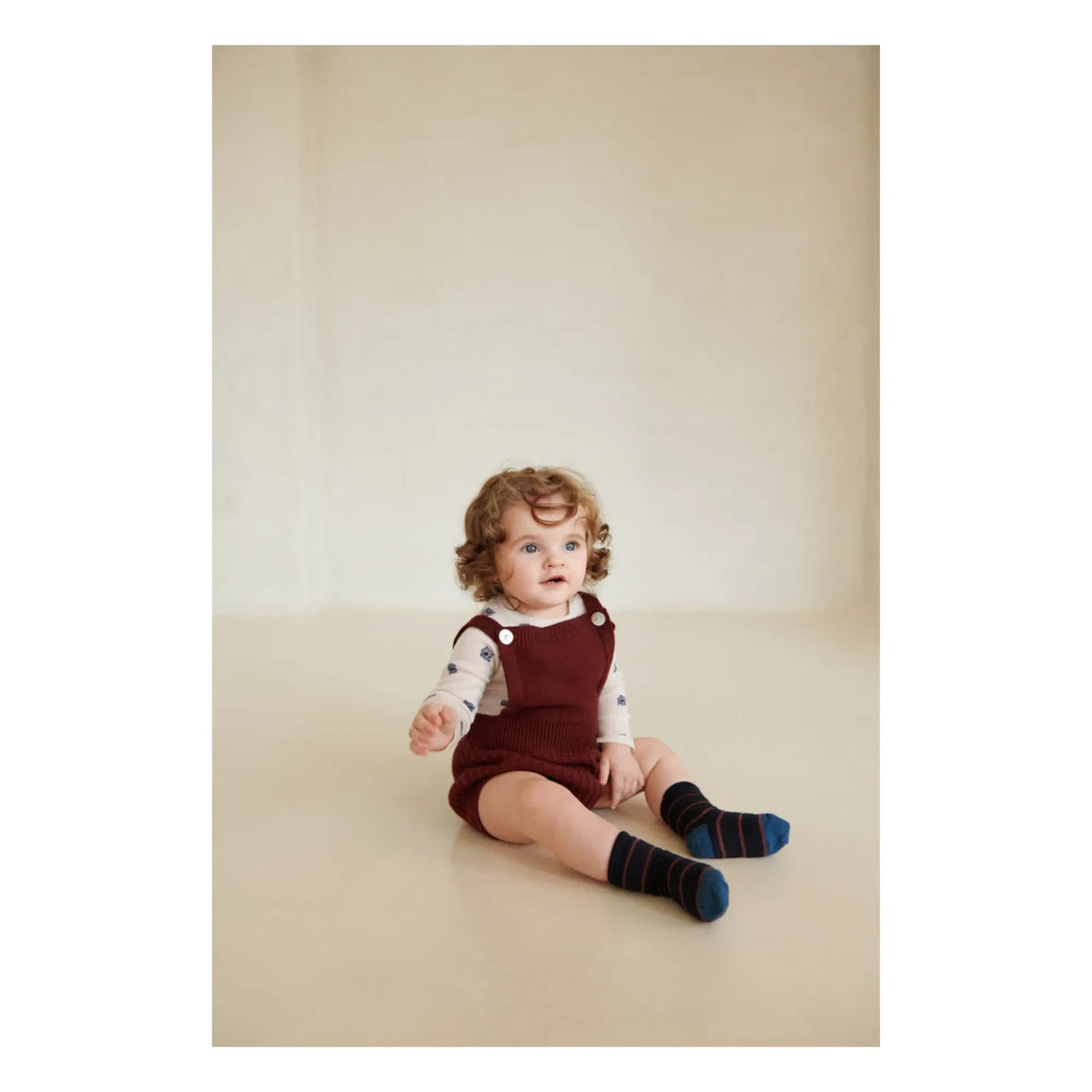 FUB - Body Paisley Extra fein gestrickte Merinowolle | Ecru
