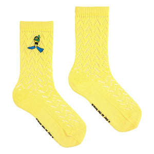 Bobo Choses - Pointelle Socken aus Bio-Baumwolle | Gelb