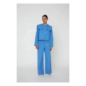Stella Nova - Marine Bio-Baumwolljacke | Blau