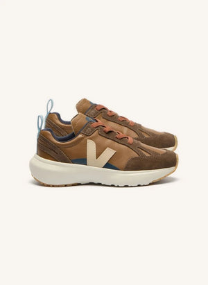 Veja - Kleine Kanarienvogel Leder Sportschuhe - Veja x Bonpoint | Braun