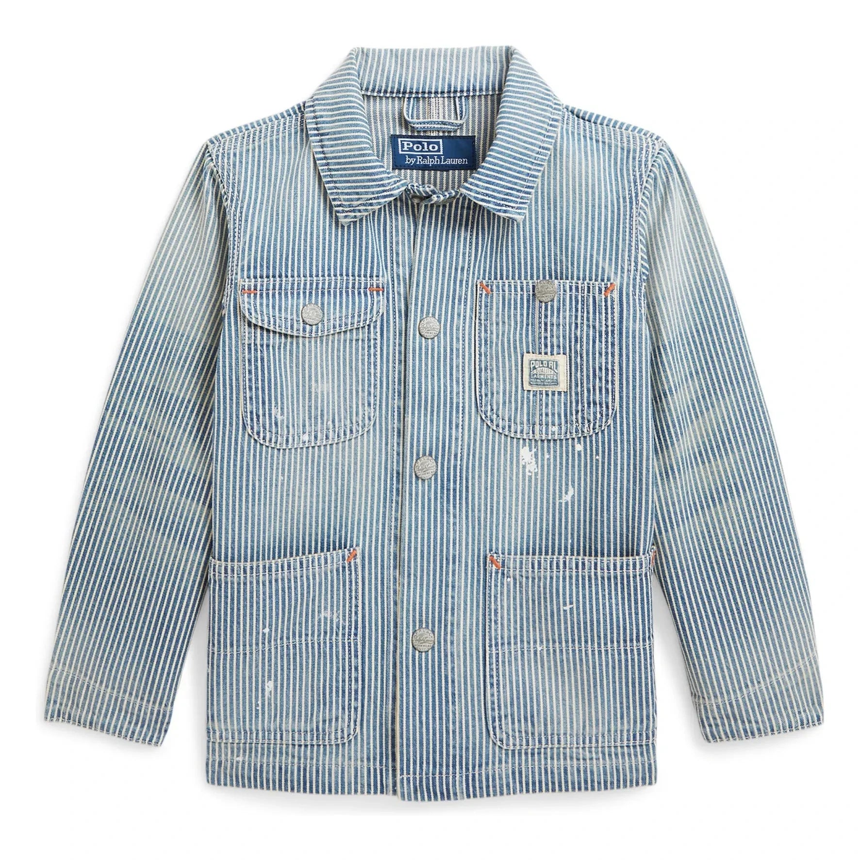 Ralph Lauren - Gestreifte Jeansjacke | Denim