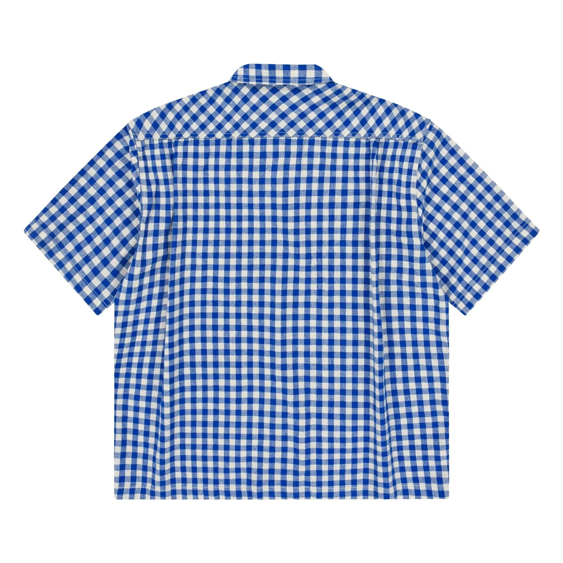 Kappy - Karierte Leinenjacke | Blau