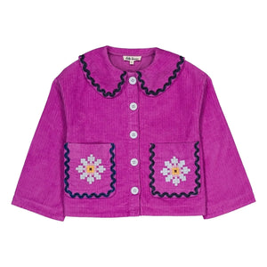 Hallo Simone – Duchesse Samtjacke | Rosa