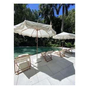 Business & Pleasure Co. - Sonnenschirmständer | Weiß