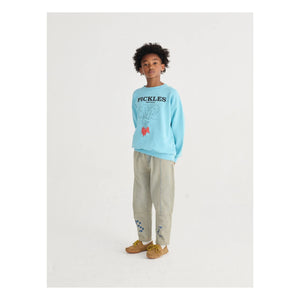 Bobo Choses - Pickles Bio-Baumwoll-Sweatshirt | Hellblau