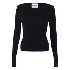 Kujten - Maori Seiden- und Kaschmirpullover | Schwarz