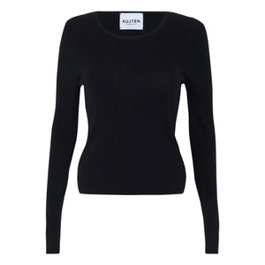 Kujten - Maori Seiden- und Kaschmirpullover | Schwarz