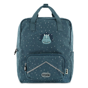 Trixie - Mr. Triceratops Großer Rucksack | Grau-Blau