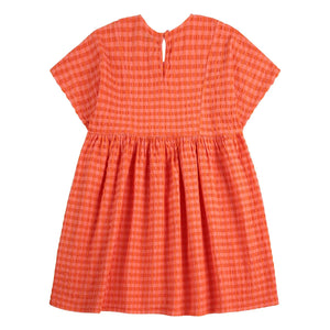 Bobo Choses - Kariertes Kleid | Koralle