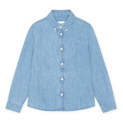 Les Deux - Konrad Denim Hemd | Verwaschenes Blau