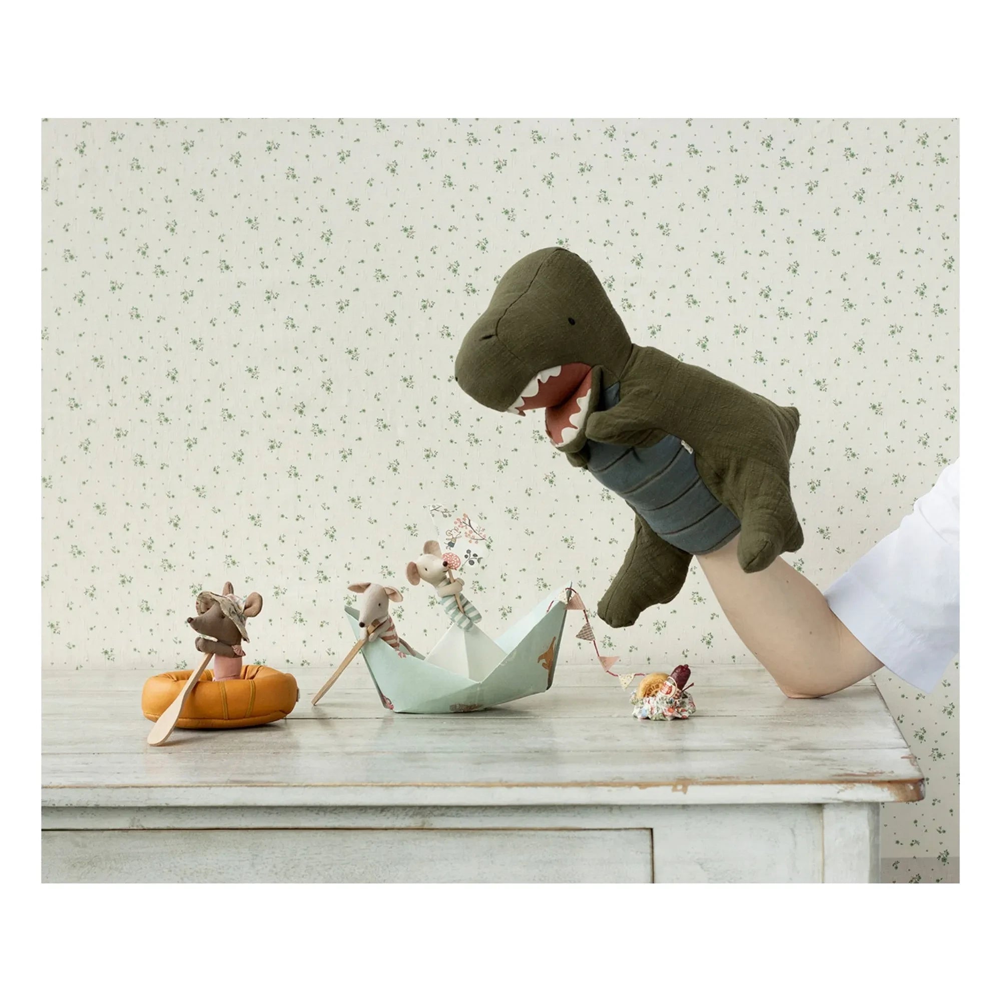 Maileg - Gantosaurus Handpuppe | Grün