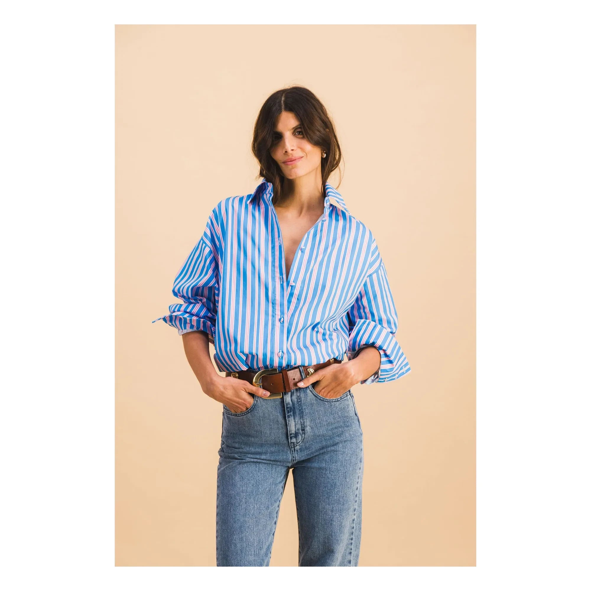 Elise Chalmin - Dona Gestreiftes Hemd | Blau