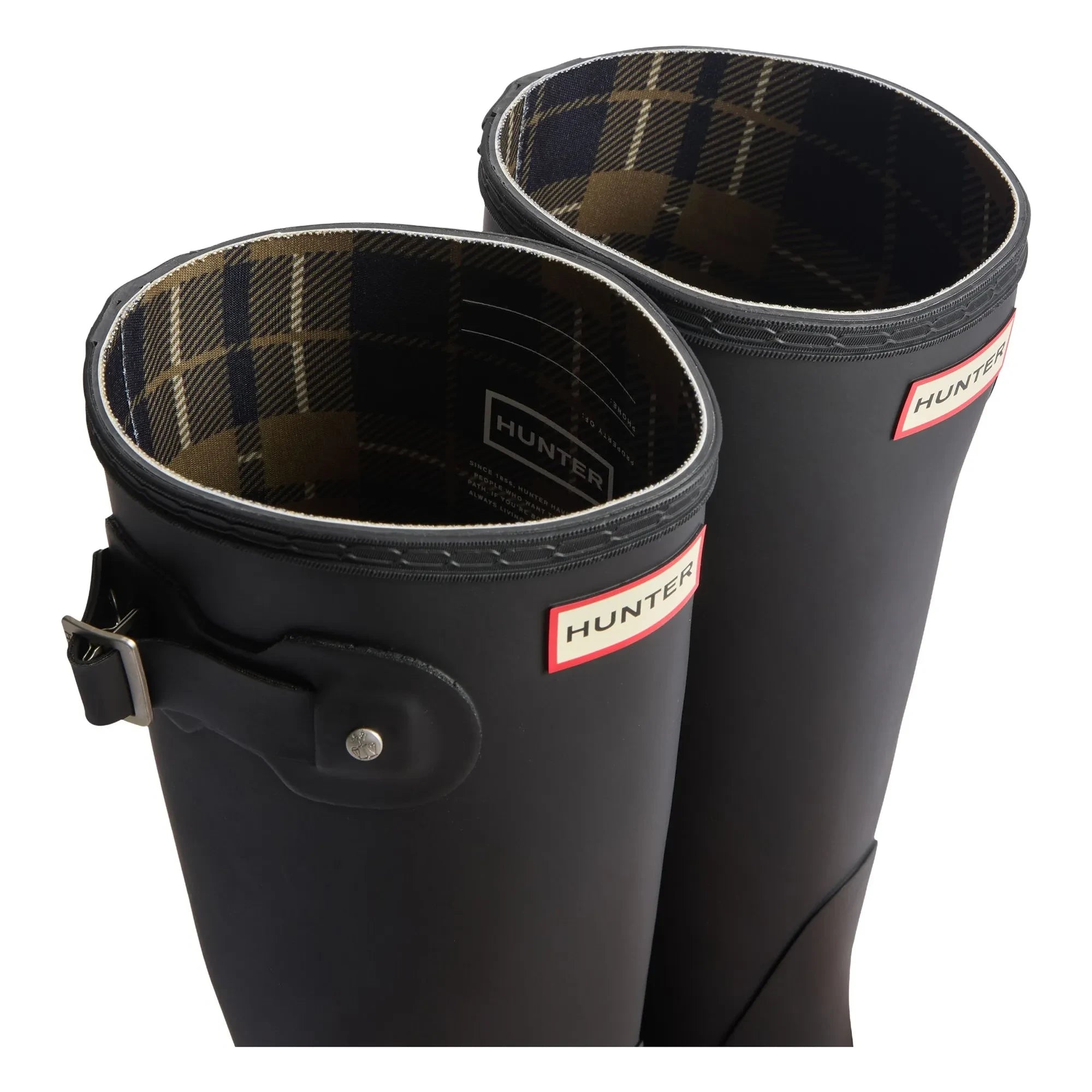 Hunter – Original Tartan Gummistiefel | Schwarz