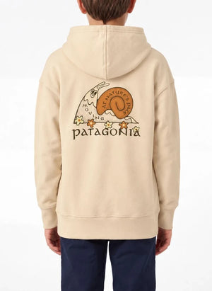 Patagonia - Logo Kapuzenhoodie | Natural