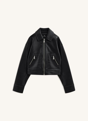 Anine Bing - Assan Lederjacke | Schwarz