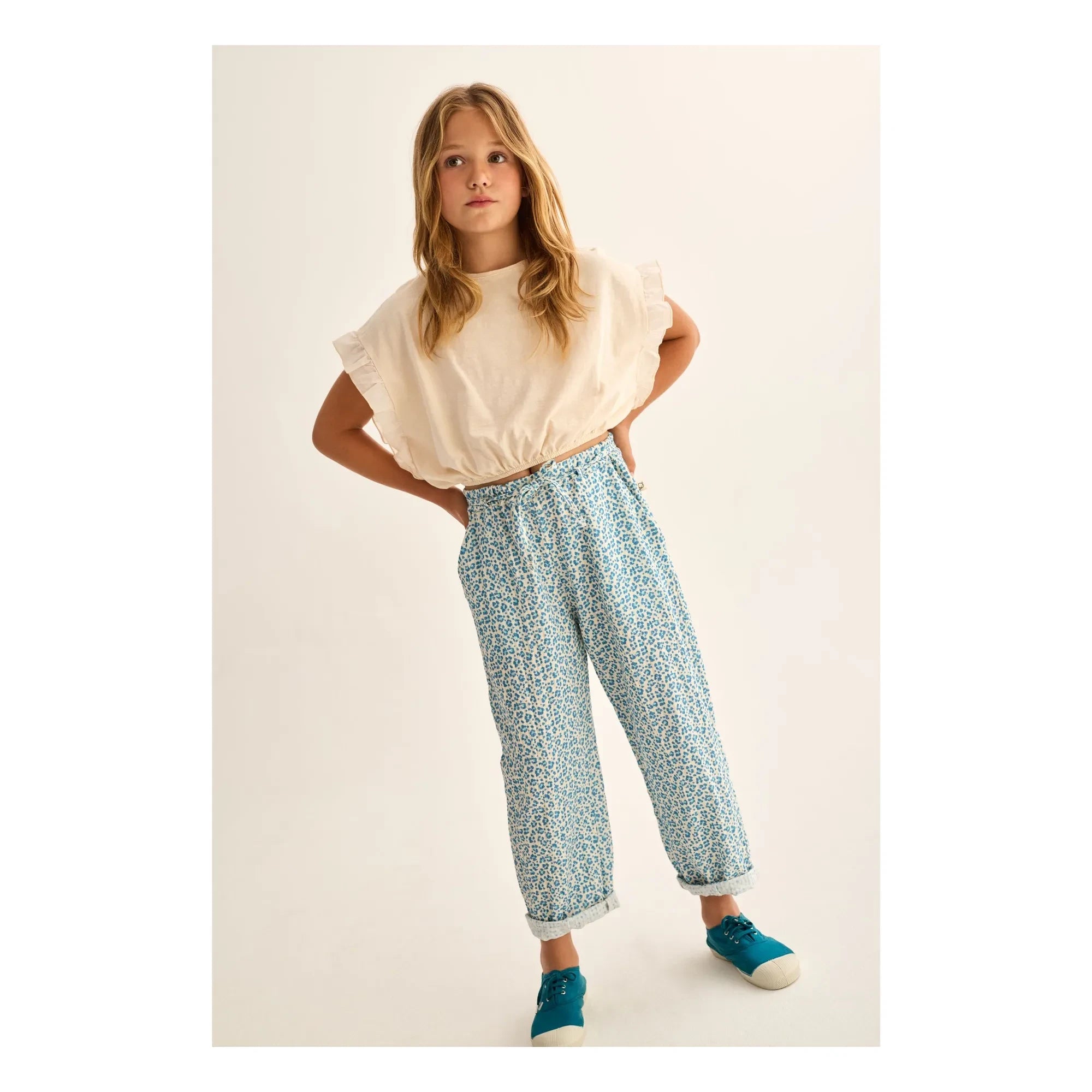 Cozmo – Bella Leopardenhose | Türkis