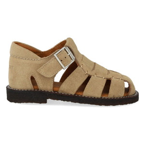Angulus - Fischer-Sandalen aus Wildleder | Sand