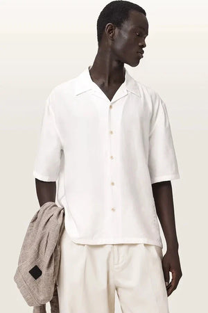 AllSaints erkek viskoz gömlek PURLEY