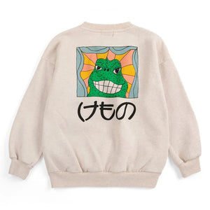 Bobo Choses – Sweatshirt aus Bio-Baumwolle | Beige