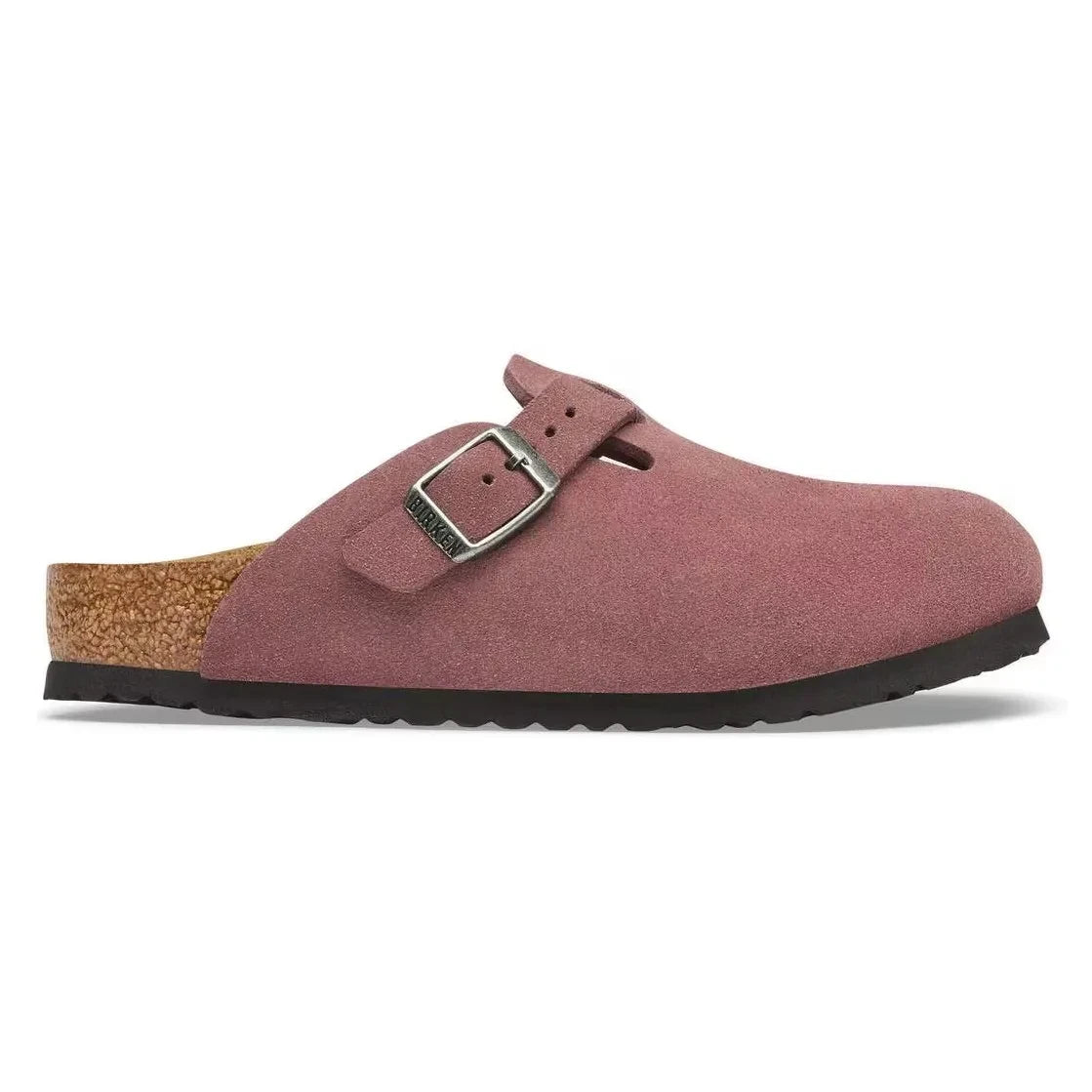 BIRKENSTOCK - Boston Wildleder-Clogs | Ziegelrot