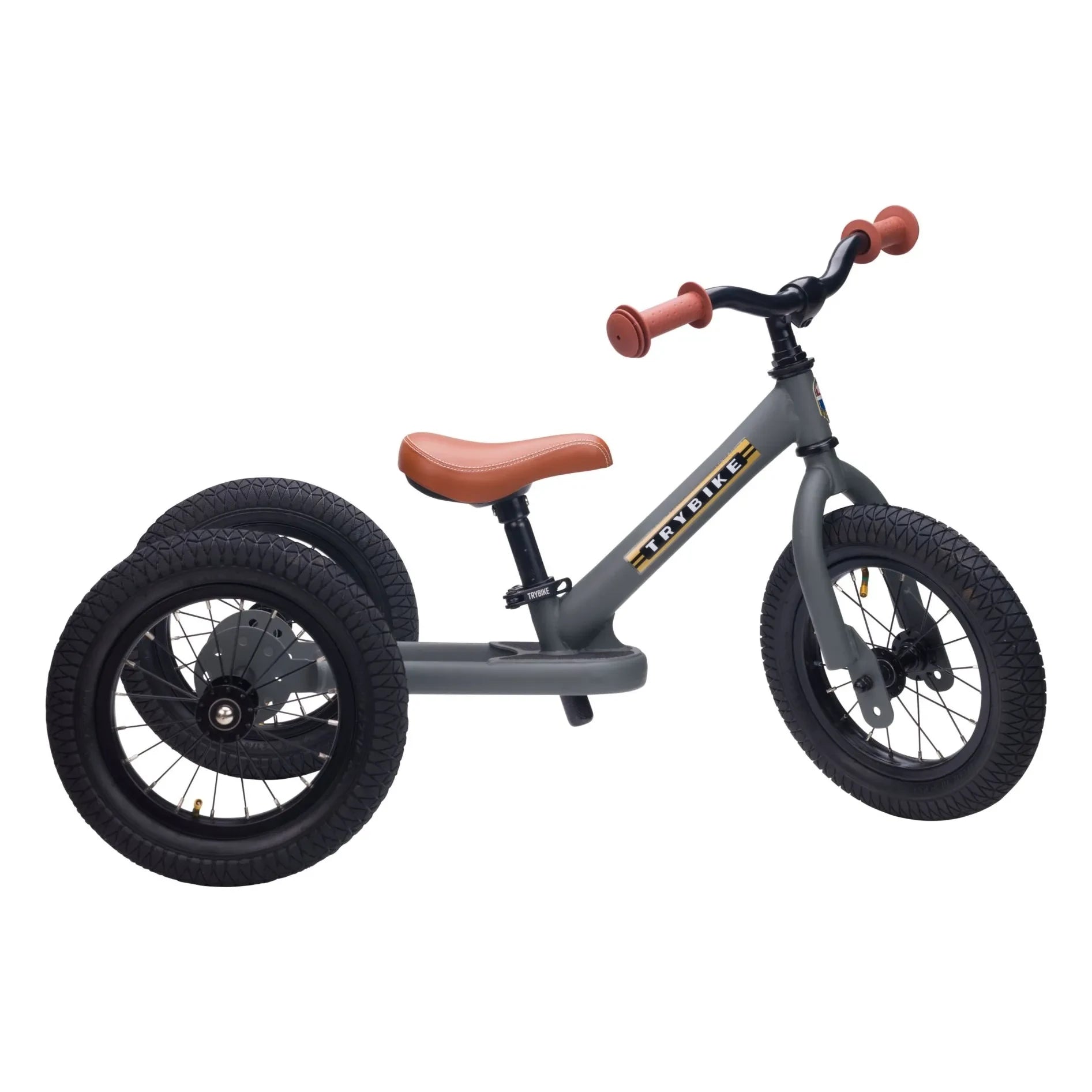 Trybike - Laufrad - Dreirad | Kohlegrau