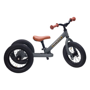 Trybike - Laufrad - Dreirad | Kohlegrau