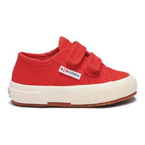 Superga - Low Cotton Velcro Sneakers | Rot