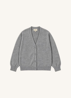 Smallable Man - Rodin Merino Wolle Cardigan | Heather Grau