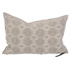 Maison de Vacances - Kilim-Jacquard Vice Versa Kissen | Steingrau