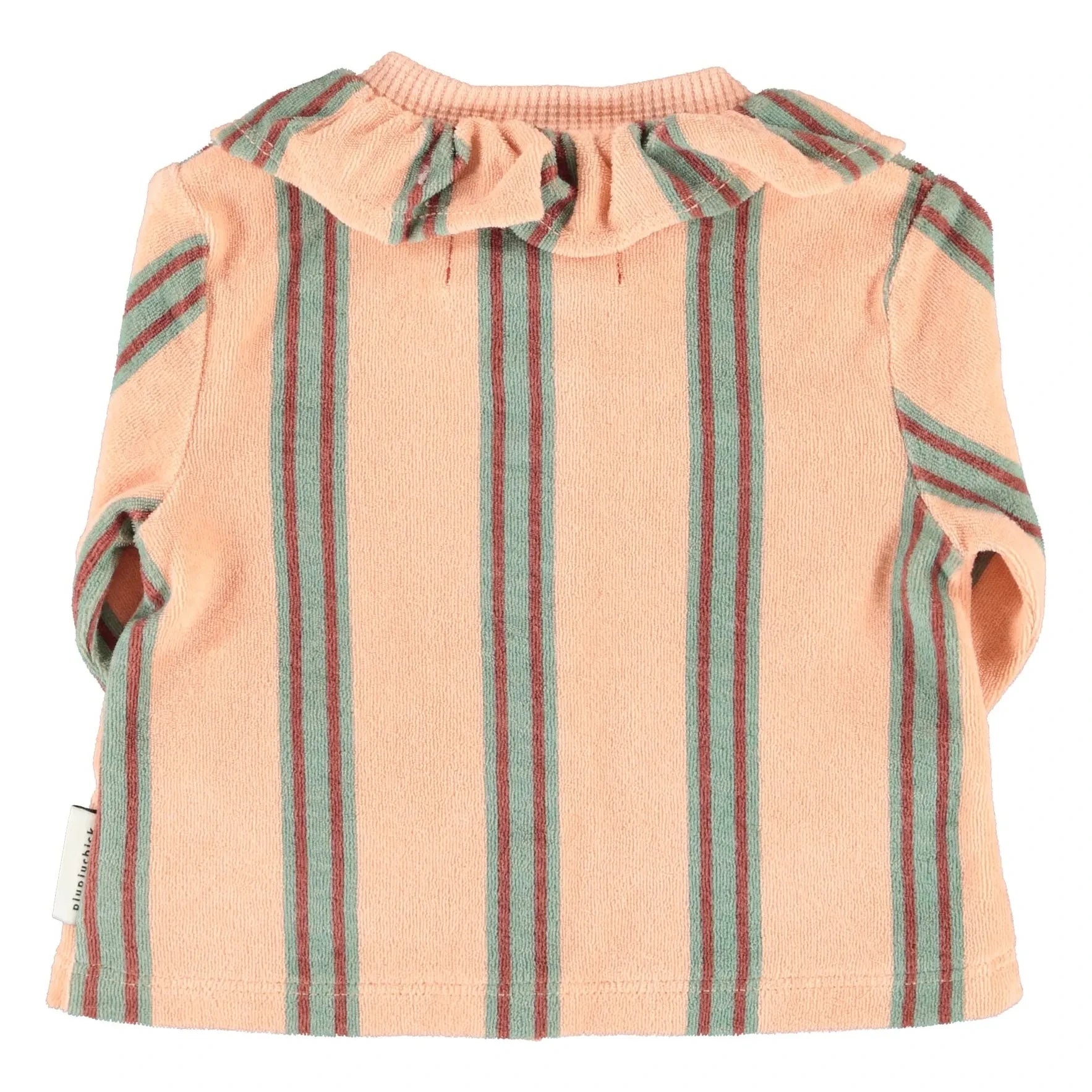 Piupiuchick - Gestreifte Bluse aus Bio-Baumwolle | Rosa