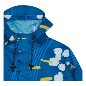 Rainkiss - Japanese Blossom Regenmantel - Kinderkollektion | Blau