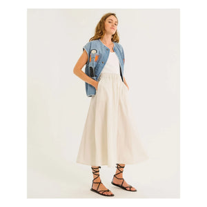 Tinsels - Edel Ärmellose Jeansjacke | Blau