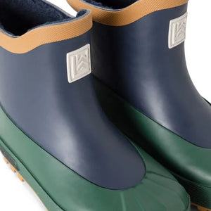 Liewood - Isaac Farbblock-Gummistiefel | Dunkelblau